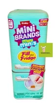 ZURU Mini Brands FILL THE FRIDGE Light Up Refrigerator 5 Exclusive Minis 2025