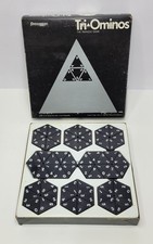 Vintage 1968 Tri-Ominos Triangle Dominos Game by Pressman. Complete* 