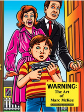FREE SHIPPING  ++ SIGNED ++ Warning The Art of Marc McKee Book