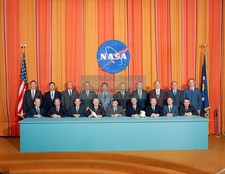 NASA ASTRONAUT GROUP FIVE PORTRAIT APOLLO ERA 1966 8.5X11 PHOTO