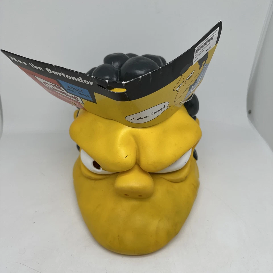 The Simpsons Official Moe Szyslak Latex Mask Cosplay Adult Size - Image 2 of 4