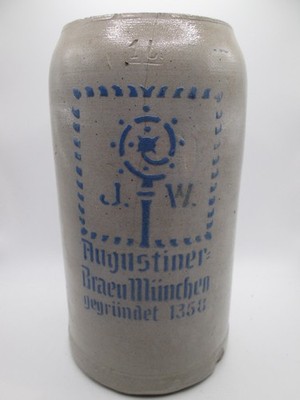 Alter Bierkrug Steinkrug ~  Augustiner Bräu München ~ selten!!
