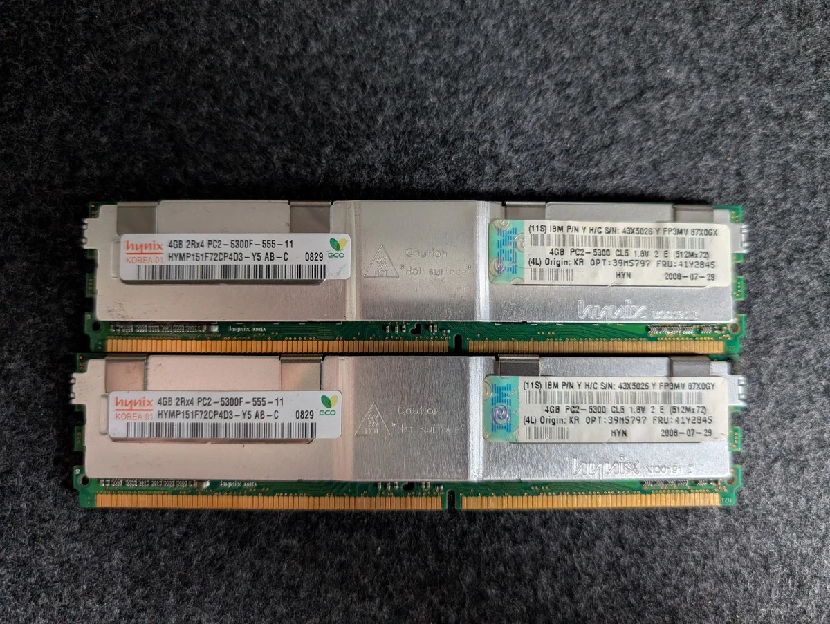 PC2-5300 DDR2-667 Computer Memory (RAM) 8 GB Total Capacity for