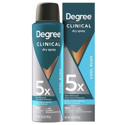 Degree Clinical Strength Antiperspirant Deodorant Cool Rush Dry Spray 96-Hour Sw