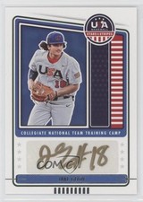 2023 Panini USA Baseball Stars & Stripes Jake Gelof (Gold Ink) #CNTC-JG Auto tj1