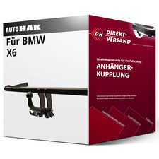 Für BMW X6 Typ E71 (Auto Hak) Anhängerkupplung horizontal abnehmbar neu