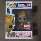 Funko Pop! Marvel Groot (Holiday) 536 Exclusive Marvel Collector Corps Bobblehe…