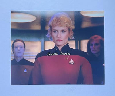 Elizabeth Dennehy Authentic Hand Signed 8x10 Photo Autograph, Star Trek