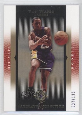 2005-06 Ultimate Collection Ultimate Rookie Blue 37/125 Von Wafer #131 0a1