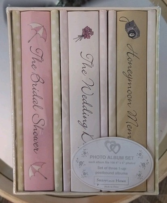 #ad VTG Bed Bath Beyond Wedding Photo Albums. For Shower Wedding Honeymoon Sealed $27.50