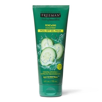 Freeman Beauty Cucumber Peel Off Gel Mask 175ml X 2 Pack Refresh & Clarify Skin