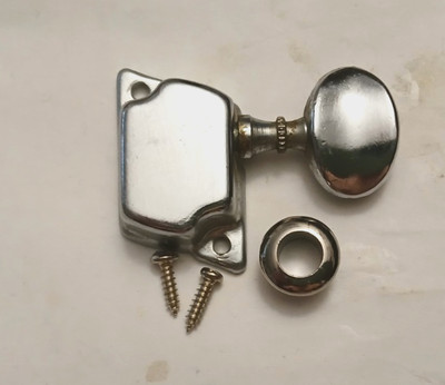 Single Vintage MIJ Teisco Matsumoku Guitar Tuning Peg Bass Side Small Button