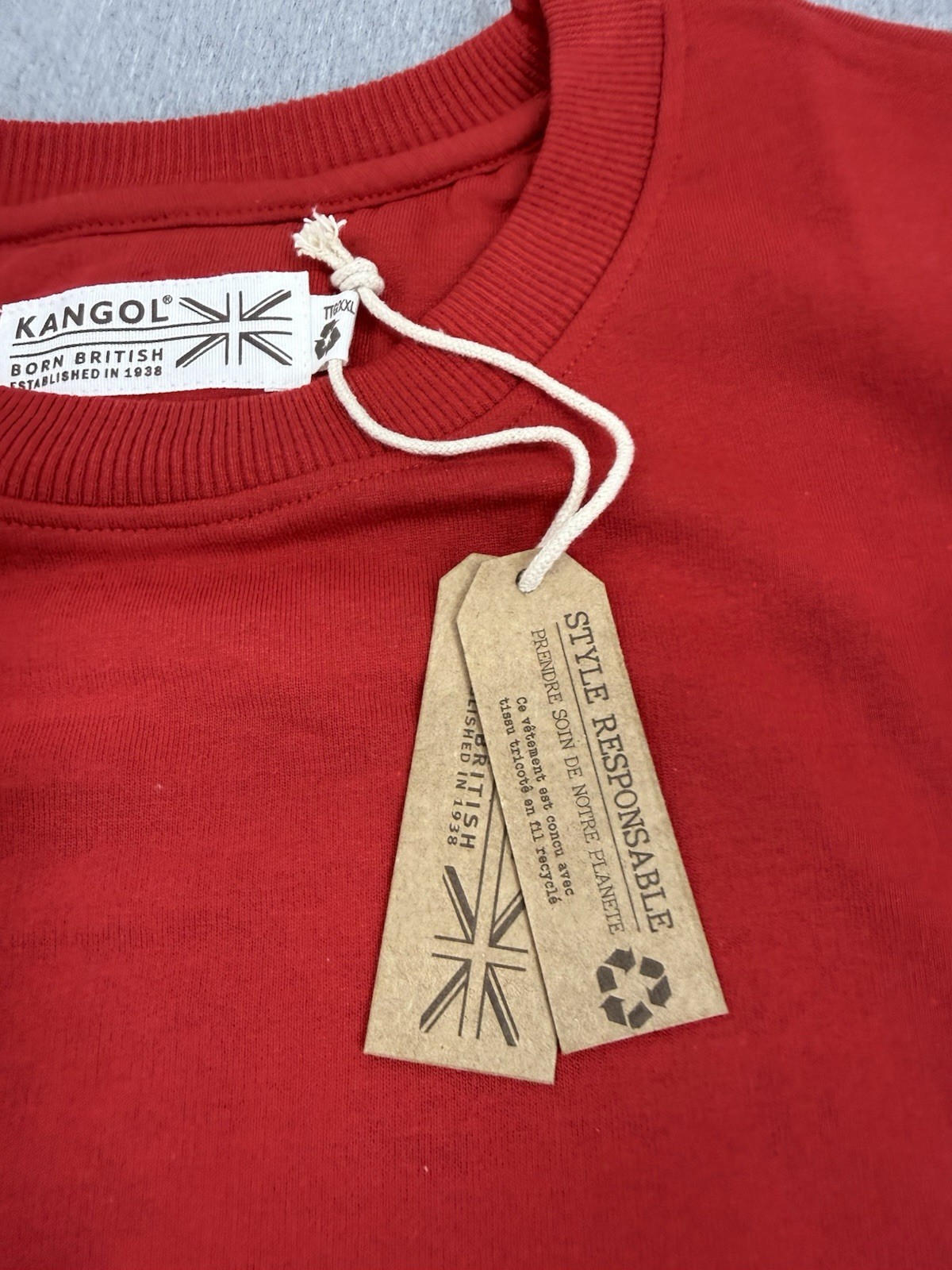 Kangol Crew Neck Heavy Weight XXL Red. NWT. Heavy Warm and Soft. New with Tags image 6