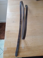 Shires Velociti Gara Leather Neckstrap In Havana - 3/4" Width, 60" Length