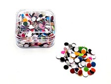 GNR Multicolor Forehead Bindi for Women - Pack of 4 Boxes, 4.5mm Each