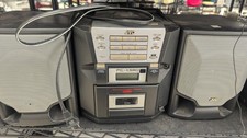 JVC PC-X560 Boombox CD Cassette AM/FM Headphone Jack Active Hyper-Bass Pro