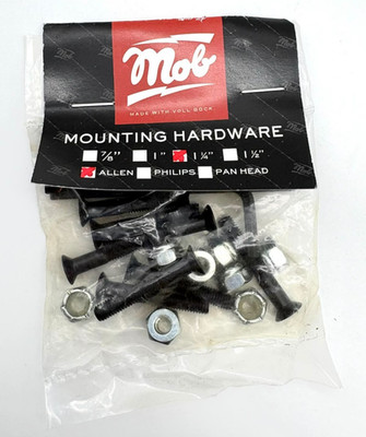 Mob Skateboards 1 1/4 '' Innensechskant Skateboard Hardware Schrauben 1.25'' Nuts