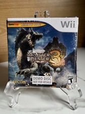 Monster Hunter Tri 3 Demo Disk For Nintendo Wii Factory Sealed Vintage