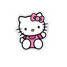 Hello Kitty Essbar Fabel M&auml;dchen Katzen Tortenaufleger Torte Geburstag + TEXT