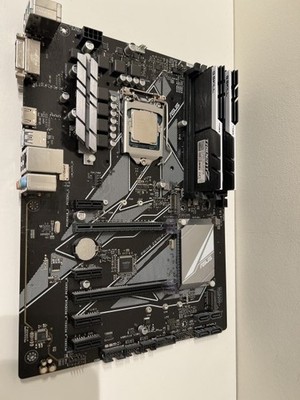 ASUS Prime Z370-P Mainboard + Intel CPU Core i5-8600K   Top Zustand