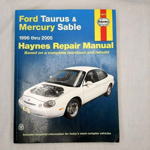 Ford Taurus Mercury Sable Workshop Repair Manual Haynes 1996 - 2005 #36075 - Picture 2 of 11