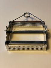 Portamacchia scorrevole con manico - 30 posti acciaio inox Medicus Health