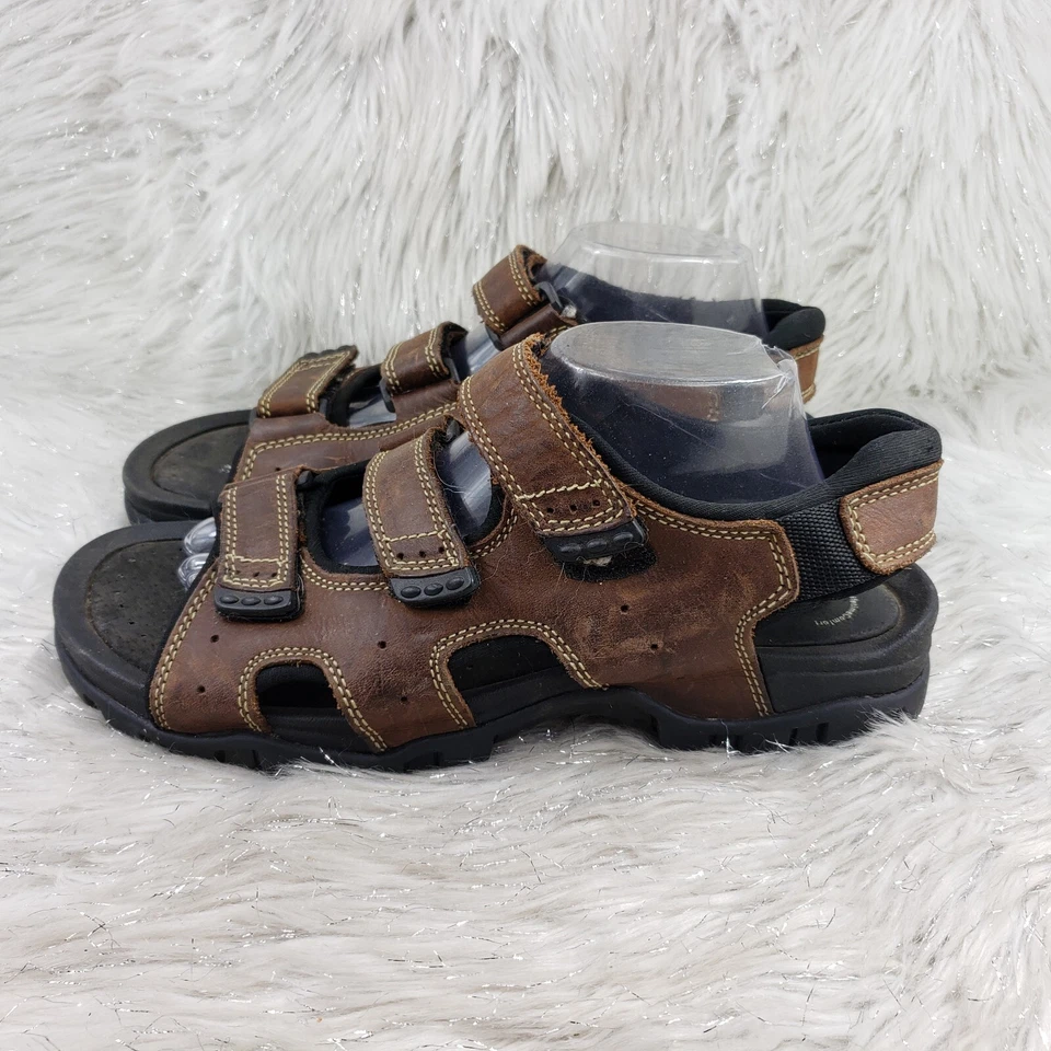 Sandalias activas informales de cuero marrón THOM MCAN para hombre talla US 11 EUR 45,5 Foto 3 de 4