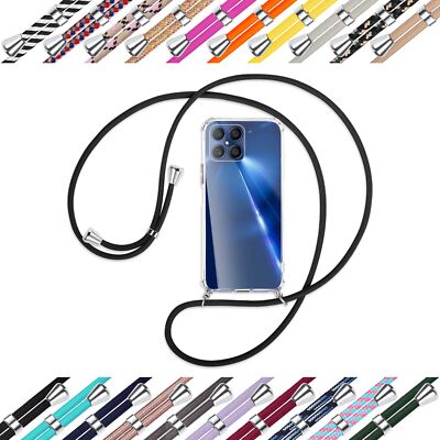 Handykette (S) für Honor X8 (TFY-LX1,LX2,LX3, 6.7'') Umhängehülle mit Band Case
