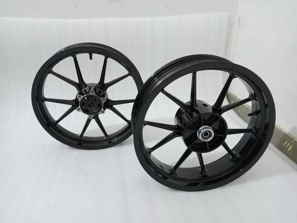 Fit For KTM Duke 250 390 Front And Rear Alloy Wheel Rim Black 2017-2022 Model Foto 4 de 4