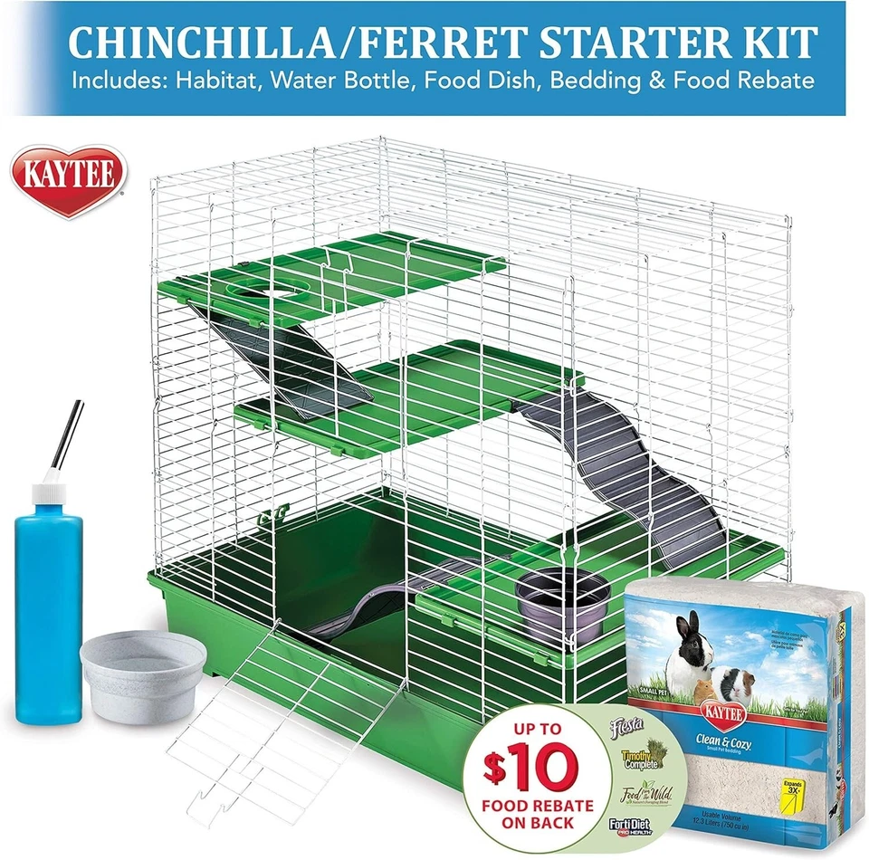 Kit de inicio Kaytee My First Home Habitat para hurones o chinchillas™ para mascotas Foto 2 de 4