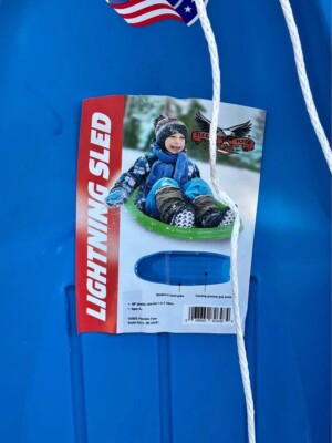 lightning guider sled 2 seater Blue