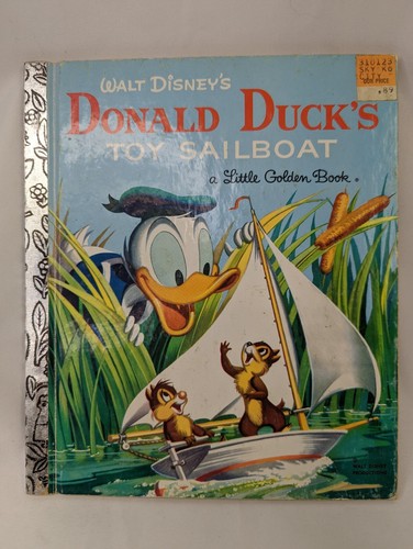 Little Golden Book Walt Disneys Donald Ducks Toy Sailboat 1982 - Picture 1 of 4