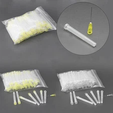 200Pcs Endo Syringes Dental Endo Irrigation Needle Tip 27GA End-Closed Side Hole