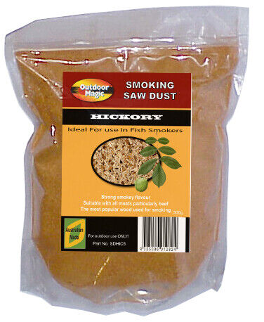SF203 BBQ Smoking Grilling Sawdust 500g HICKORY flavoured; Bacon-flavoured smoke - Picture 1 of 2