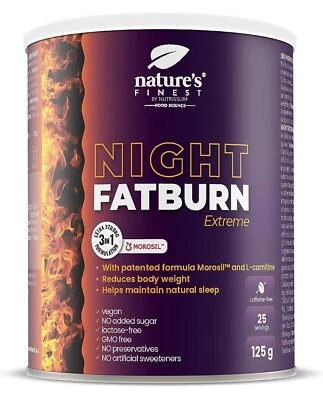 NATURE'S FINEST BY NUTRISSLIM Nature's Finest Night FatBurn Extreme 4in1 Fat Burner for The Night with Morosil
