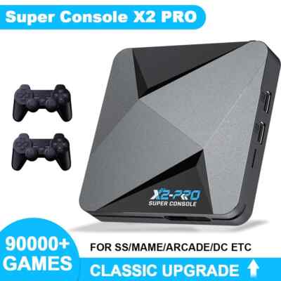 Retro Video Game Console Super Console X2 Prowith Gamepad for PS1/DC/MAME/SS