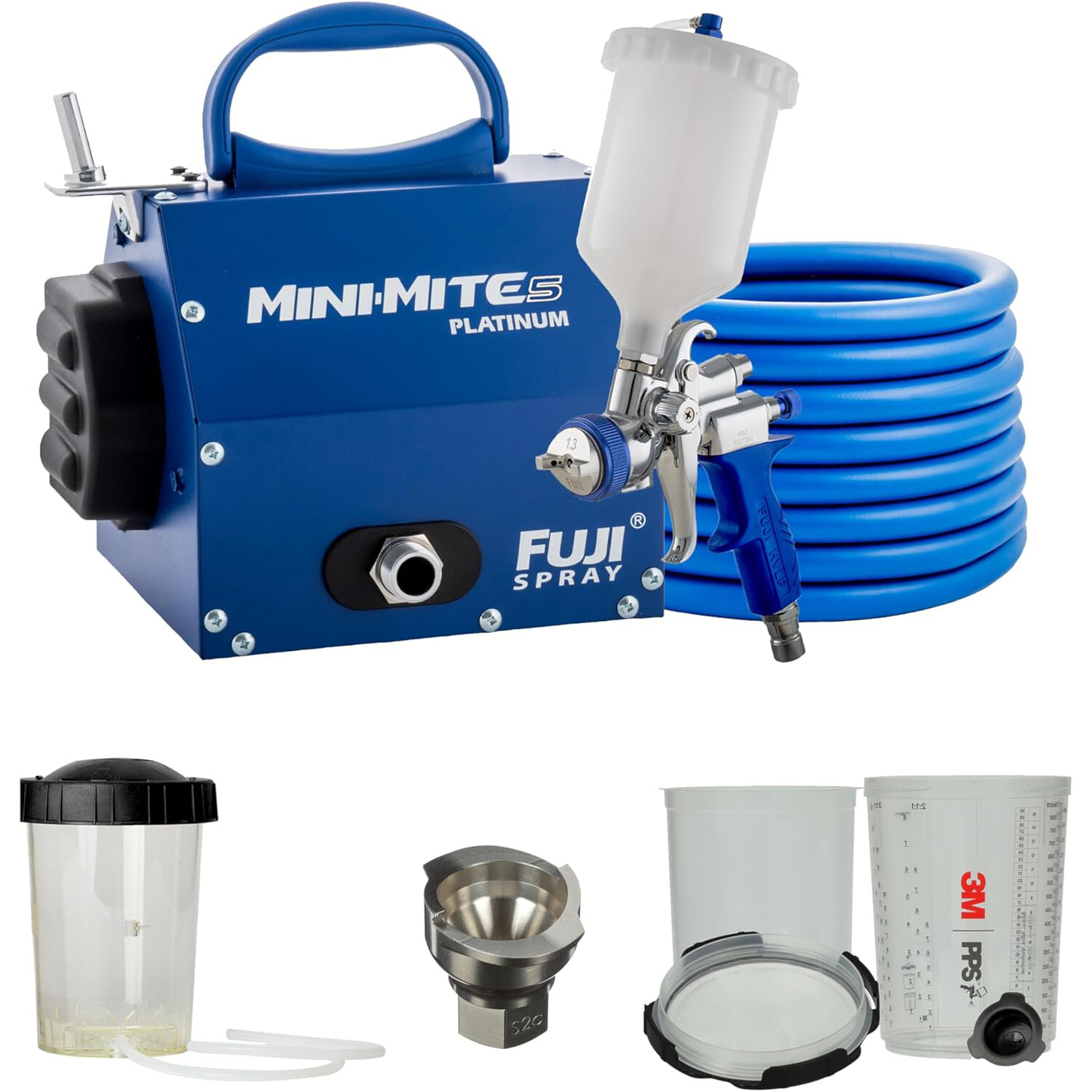 Распылительная система Fuji Spray Mini Mite 5 Platinum HVLP с комплектом 3 м PPS емкость 28 унций 286890₽