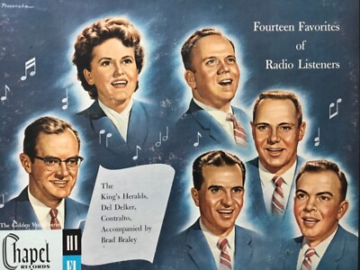 1959 THE KING'S HERALDS: Our Prayer 14 Favorites of Radio vinyl LP