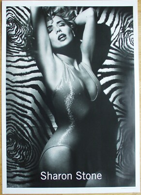 Poster Sharon Stone Format 64 x 90 cm Original aus den 1990er Jahren