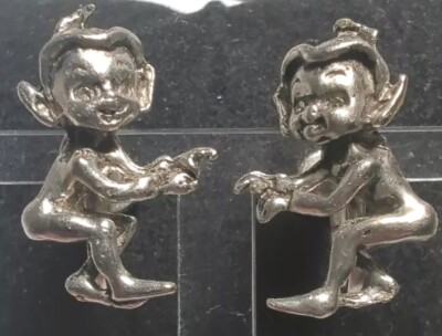 Vintage Pixie Elf  Screw-Back Earrings CYVRA 10-3/24#2