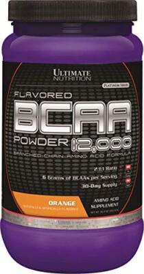 Ultimate Nutrition Flavored BCAA Powder 12000 - Orange, 60 Servings
