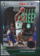 2019/20 Hoops Premium Stock CARSEN EDWARDS Optichrome Base RC Rookie Card #227. rookie card picture