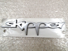 Piaggio Skipper 125 150 4T Silver Name Plate Badge Cover New 575048