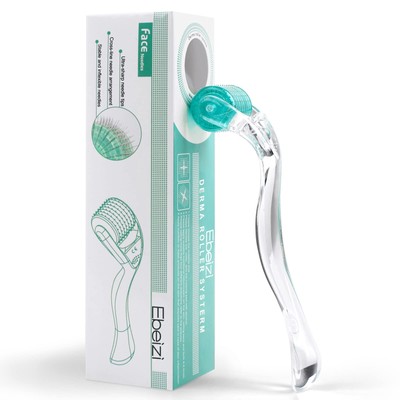 Derma roller mit 192 Nadeln Mikronadel-System Anti-Ageing gegen Akne Dehnungs...
