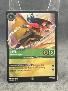 Disney Lorcana Reign of Jafar - Raya - Infiltration Expert 100/204 FOIL