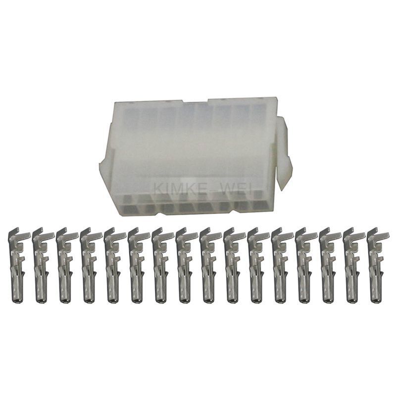 16 Pin/Way Molex Mini-Fit Jr 5557/5559 4.2mm Connector Kits (Plug+