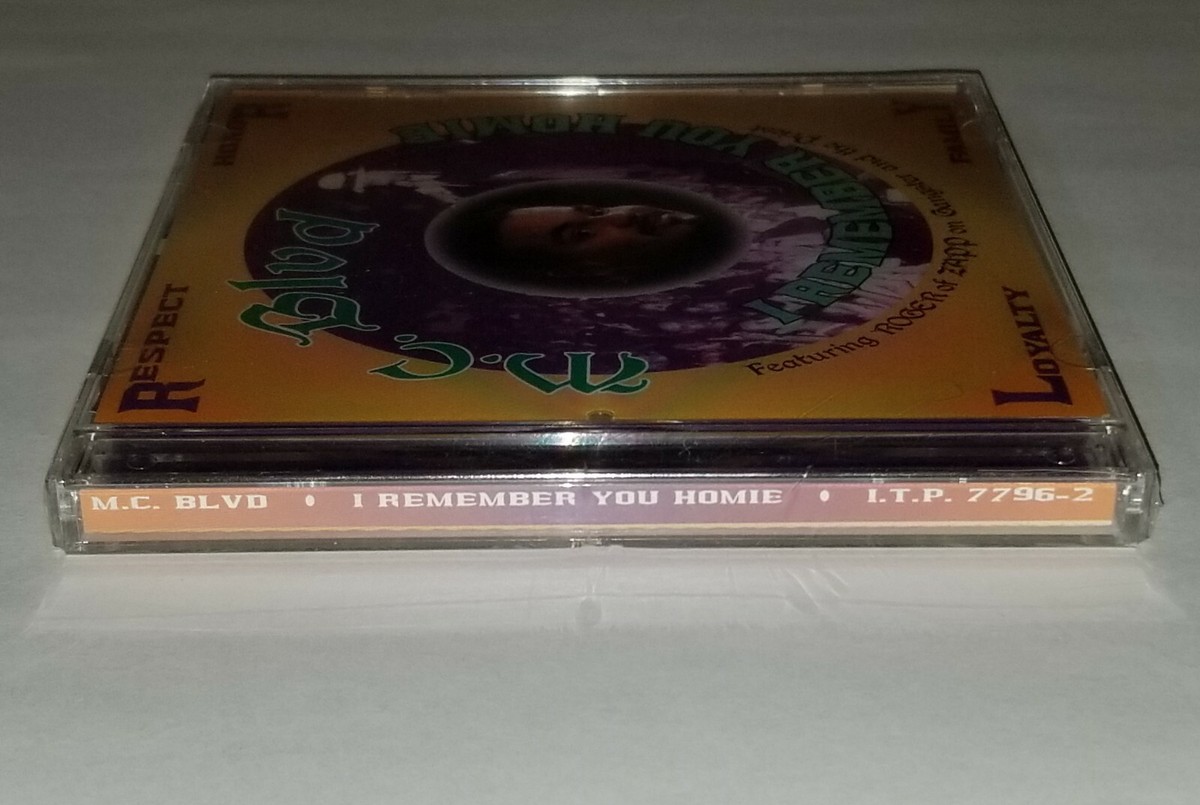 ☆CMC☆ G-rap Hiphop MC BLVD SEALED HOMIE REMEMBER LATIN RAP G FUNK 1997 ZAPP