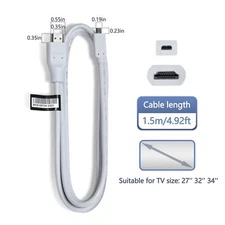 Compatible with Samsung 1.5Meter 4K HDMI to HDMI Mini Cables & HDMI Micro Cables