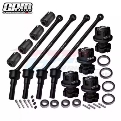 GPM Steel Extend Shaft & 7075 Alu Wheel Lock&Hex Claw For TRAXXAS