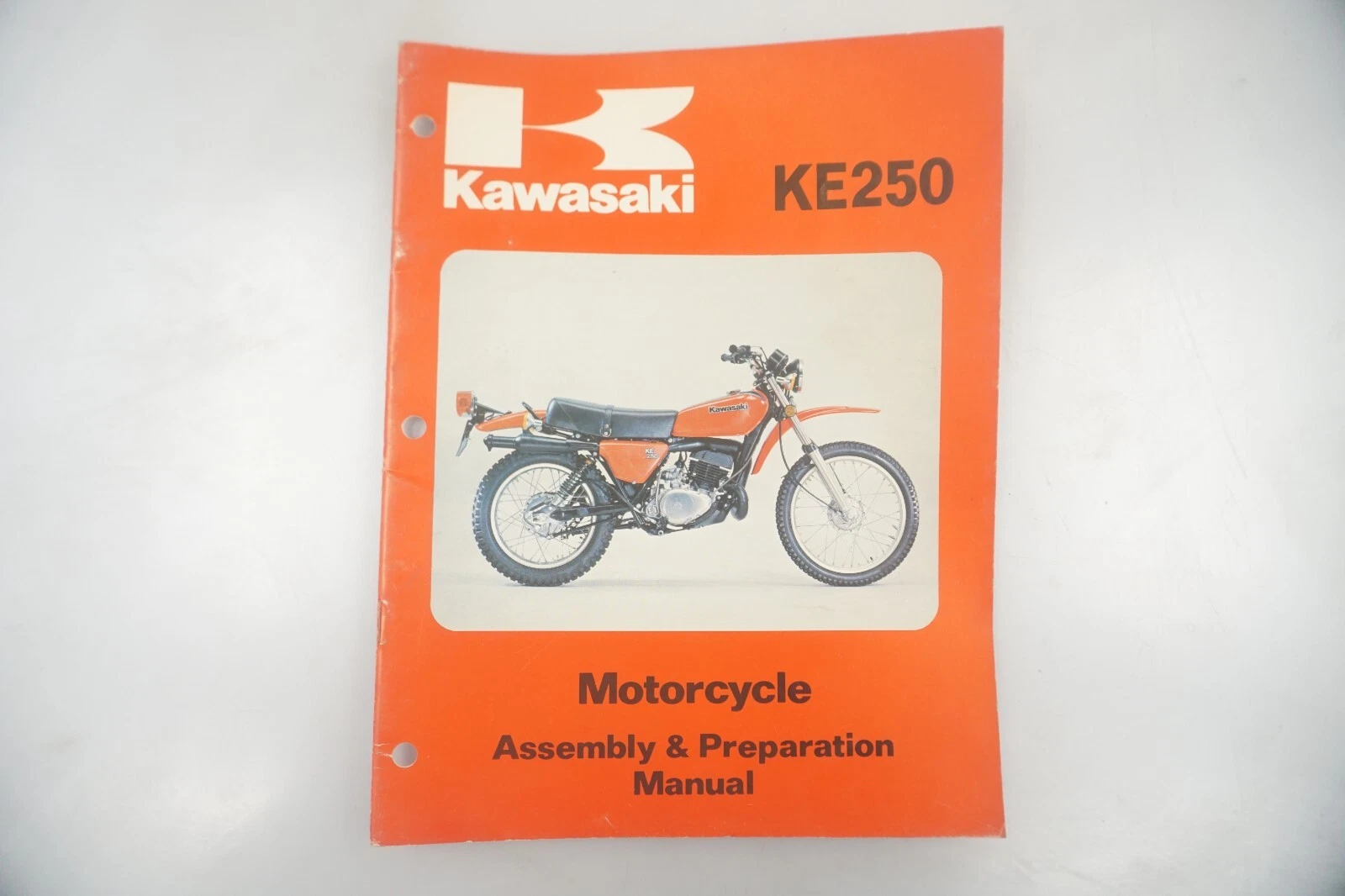 1978 Kawasaki KE 250 OEM Motorcycle Assembly Manual 99931-1028-01